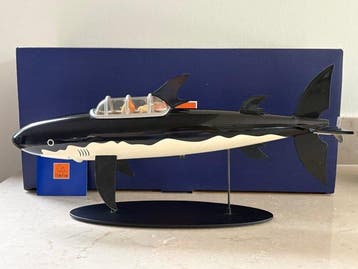 Moulinsart - Beeldje - Tintin – Hergé – Maquette Sous-marin, Livres