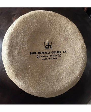 David Marshall - Tafelmiddenstuk - Verguld messing -