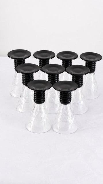 Drankservies (10) - Glas - Likeurglazen Art Deco, Antiek en Kunst