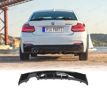 DIFFUSEUR ARRIÈRE BMW F22 F23 LOOK M PERFORMANCE NOIR BRILLA, Auto-onderdelen, Verzenden