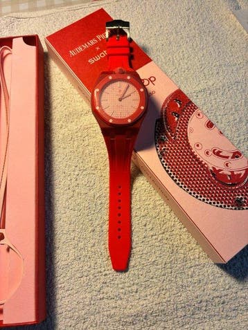 Swatch Royal Pop - Swatch × Audemars Piguet OTTO ROSSO -