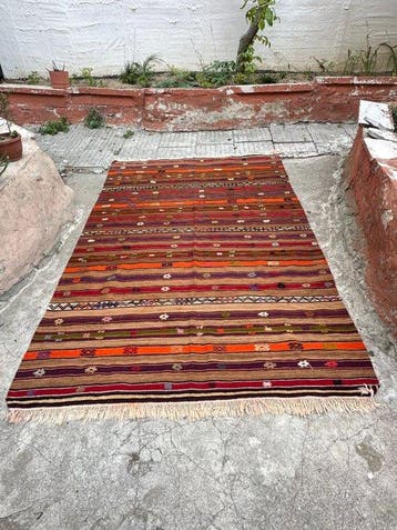 Kelim - 260 cm - 163 cm - Sivas handgeweven wol, Nieuw