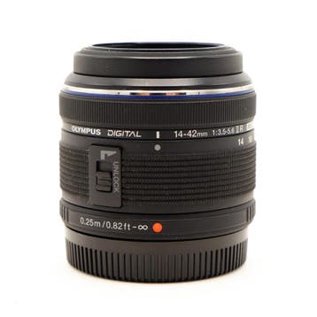 Olympus 14-42mm F3.5-5.6 II R M.Zuiko Digital Zwart (Occ), TV, Hi-fi & Vidéo, Ophalen of Verzenden, Groothoeklens