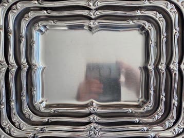 Alessi - Carlo Alessi - Plateau (5) - Barocco n° 750 -