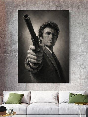Shayer - Clint Eastwood – The Last Stare - XL - 60x80cm -, Nieuw
