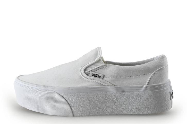 Vans Instappers in maat 38 Wit, Kleding | Dames, Schoenen, Wit, Zo goed als nieuw, Instappers, Verzenden