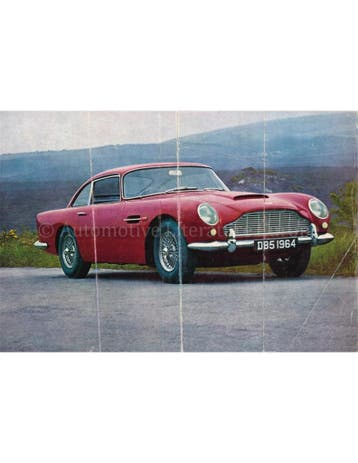 1965 ASTON MARTIN DB5 BROCHURE ENGELS, Nieuw