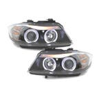 PHARES BMW E90 E91 05-08 ANGEL EYES FOND NOIR, Verzenden, Neuf