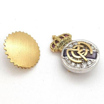 Pendentif - 18 carats Or jaune - 0.15ct. tw. Diamant