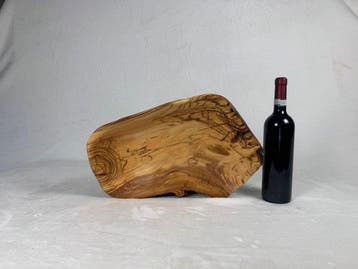 Decoratief dienblad - Kom SCULTOREA van massief olijfhout –