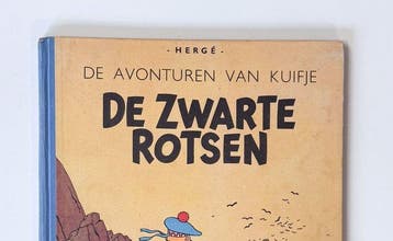 Kuifje 06 - De Zwarte Rotsen - A46 - 1 Album - Réédition -