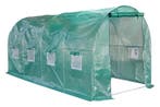 Lendo Online Serre Tunnel avec PE Film 200x450x200 cm 9m², Jardin & Terrasse