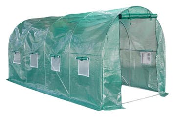 Lendo Online Serre Tunnel avec PE Film 200x450x200 cm 9m², Jardin & Terrasse