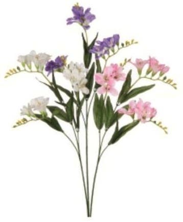 Freesia tak zijden wit 73 cm per stuk let op: op de foto, Hobby en Vrije tijd, Nieuw