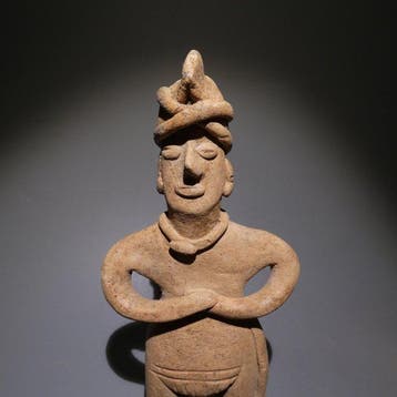 Colima, Westkust van Mexico Terracotta Figuur. Goed. 15,5 cm