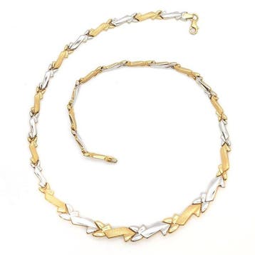 Graziella - Collier - 18 carats Or jaune, Or blanc