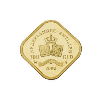 Gouden munt 300 Gulden Nederlandse Antillen (1980)