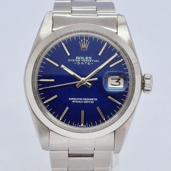 Rolex - Oyster Perpetual Date - Ref. 1500 - Heren -, Bijoux, Sacs & Beauté, Montres | Hommes