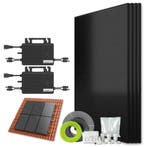 Zonnepanelen pakket voor schuindak - 1.7 kW - 4x 430, Doe-het-zelf en Bouw, Zonnepanelen en Toebehoren, Ophalen of Verzenden, Nieuw
