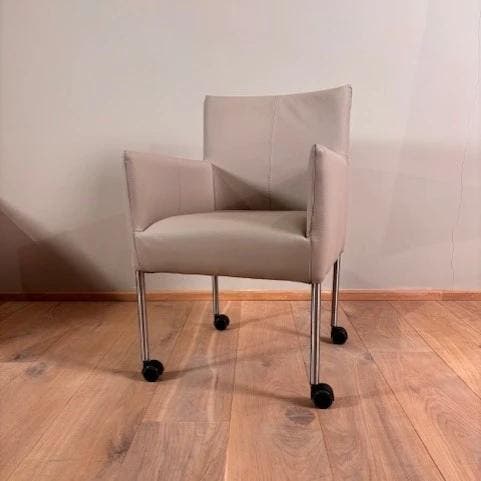 Leren eetkamerstoel Desire, Toledo Mastic - Outlet, Huis en Inrichting, Stoelen, Nieuw, Eén, Leer, Ophalen of Verzenden