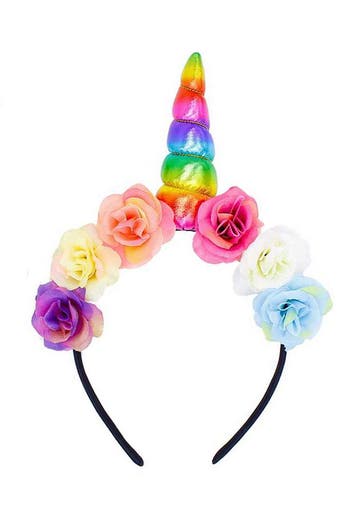 KIMU® Bloemen Eenhoorn Haarband Regenboog Unicorn Diadeem Ge, Kleding | Dames, Ophalen of Verzenden, Nieuw