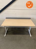 Ahrend Balance slingerverstelbaar bureau - 160x80 - met wit, Werkplek, Ophalen of Verzenden, Gebruikt, Bureau