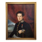 Julie Delamontre (XIX) - Retrato de oficial militar