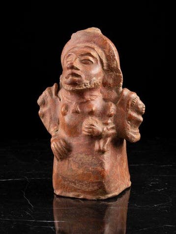 Maya-cultuur 1e tot 3e eeuw na Chr. Terracotta Vrouwelijke