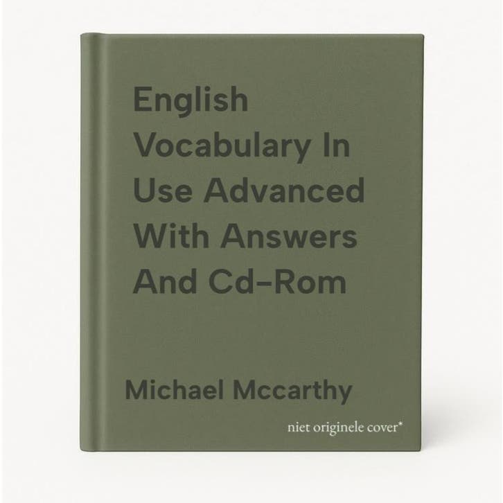 English Vocabulary In Use Advanced With Answers And Cd-Rom, Livres, Langue | Anglais, Envoi