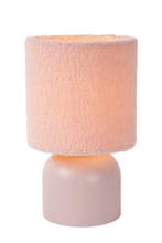 Lucide WOOLLY - Tafellamp - Ø 16 cm - 1xE14 - Roze, Huis en Inrichting, Verzenden, Nieuw