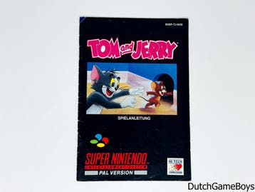 Super Nintendo / SNes - Tom And Jerry - NOE - Manual, Verzenden, Gebruikt
