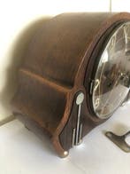 Pendule de cheminée - Antique - Chêne, verre -métal -, Antiquités & Art, Antiquités | Horloges