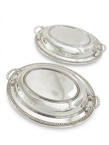 Rare Antique Sheffield A1 Quality Silver-Plated Entrée
