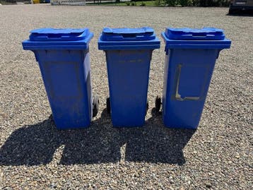 Blauwe afvalcontainer 120L (Afvalverwerking, Diverse), Ophalen of Verzenden, Nieuw