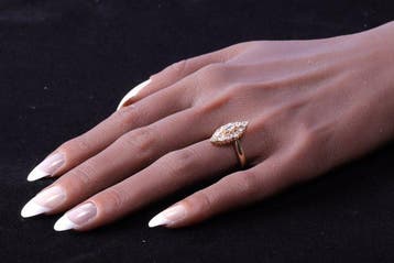 Ring - 18 karaat Roségoud - 0.20ct. tw. Diamant (Natuurlijk), Nieuw