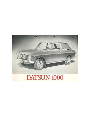 1969 DATSUN 1000 BROCHURE