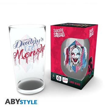 DC Comics Harley Quinn XXL Glas, Collections, Ophalen of Verzenden