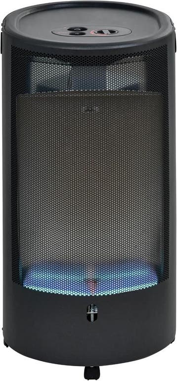 Gaskachel 4200W Zwart: Retour deal, nergens goedkoper, Verzenden, Gebruikt, Gas, Gaskachel