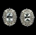 Zonder minimumprijs - Oorbellen Zilver - 2.90ct. tw., Handtassen en Accessoires, Nieuw
