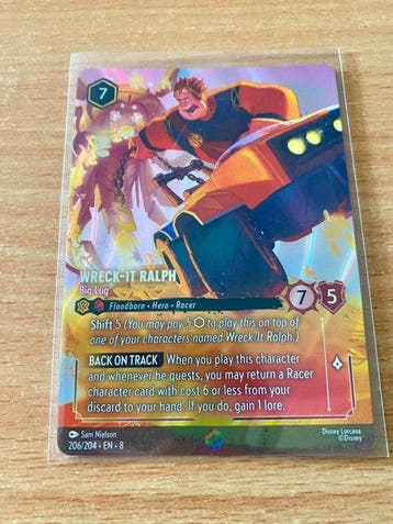 Disney - 1 Card - Disney Lorcana - Wreck-It Ralph 206/204 ·