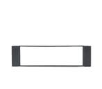 FACADE AUTORADIO 1-DIN NOIR POUR AUDI SEAT FIAT, Verzenden