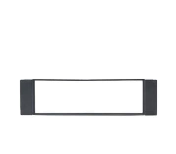 FACADE AUTORADIO 1-DIN NOIR POUR AUDI SEAT FIAT, Verzenden, Nieuw