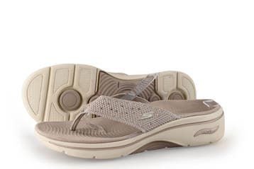Skechers Slippers in maat 39 Beige, Kleding | Dames, Slippers, Skechers, Verzenden, Beige