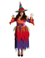 Heks kostuum crazy witch fullcut, Ophalen of Verzenden, Nieuw