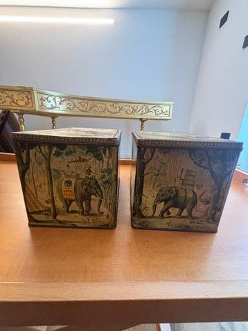 Kruidendoos (2) - Staal - Vintage blikdoos