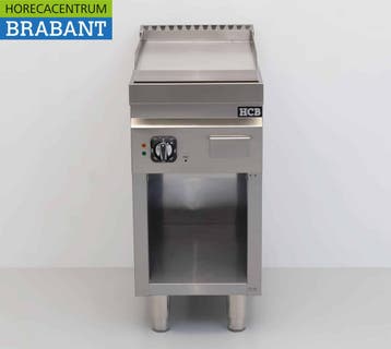 HCB RVS Bakplaat Glad 40 cm 4,5 kW 400V Horeca, Ophalen of Verzenden, Nieuw in verpakking