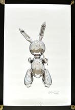 Jeff Koons (1955) - Balloon Rabbit · Exhibition Poster -