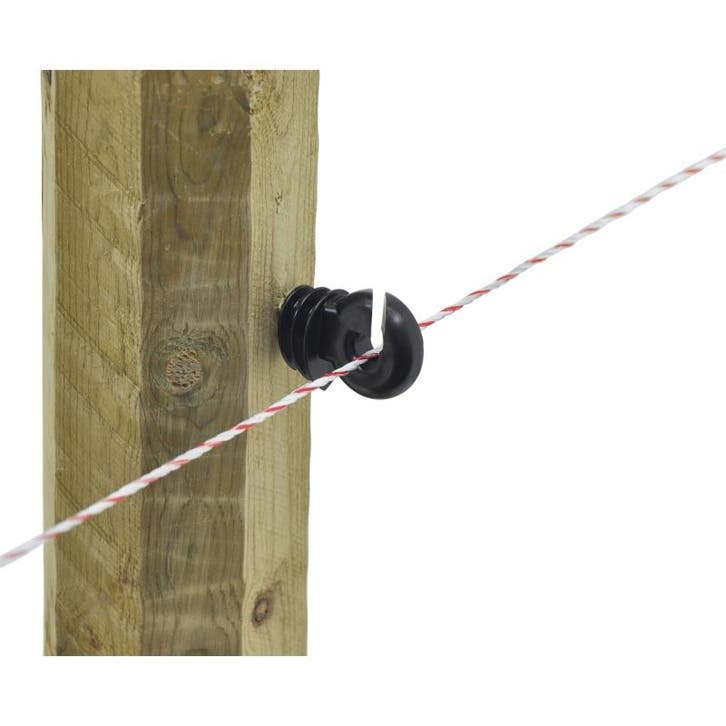 Isolateur big vis crochet 6mm noir - kerbl, Tuin en Terras, Tuinhekken en Hekwerk