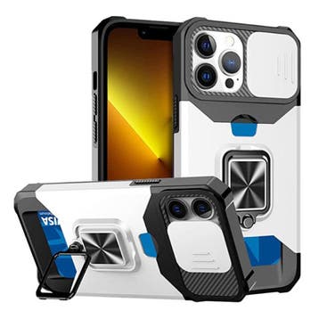 iPhone 6S Plus - Card Slot Hoesje met Kickstand en Camera, Verzenden, Nieuw