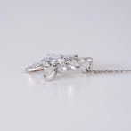 Hanger - 14 karaat Witgoud - 2.22ct. tw. Diamant (Lab-grown)